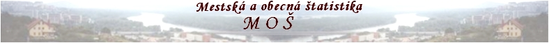 Mestská a obecná štatistika